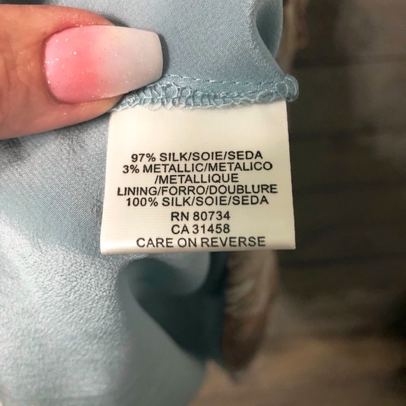 NWT BCBG BCBGMAXAZRIA Silk Side Tie Dress Sz XS - Picture 8 of 8